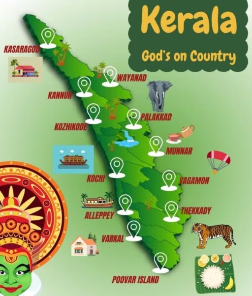 kerla map