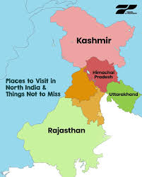 northindia map